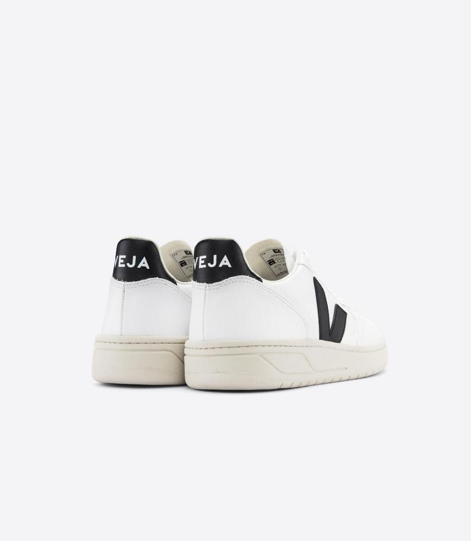 Adults Veja V-10 Cwl Vegan Branco Pretas | PTQAV56863