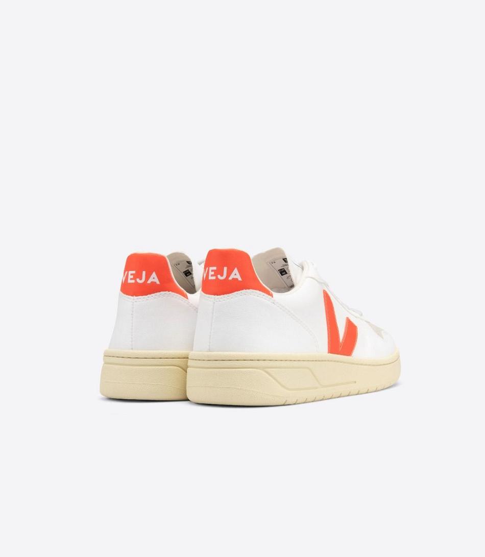 V-10 Veja Cwl Fluo Masculino Branco Laranja | UPTTG70094