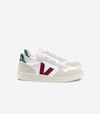 V-10 Veja B-mesh Marsala Brittany Masculino Branco | PTXBR91210